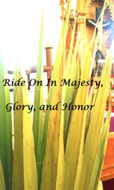 Ride On In Majesty, Glory, and Honor Organ sheet music cover